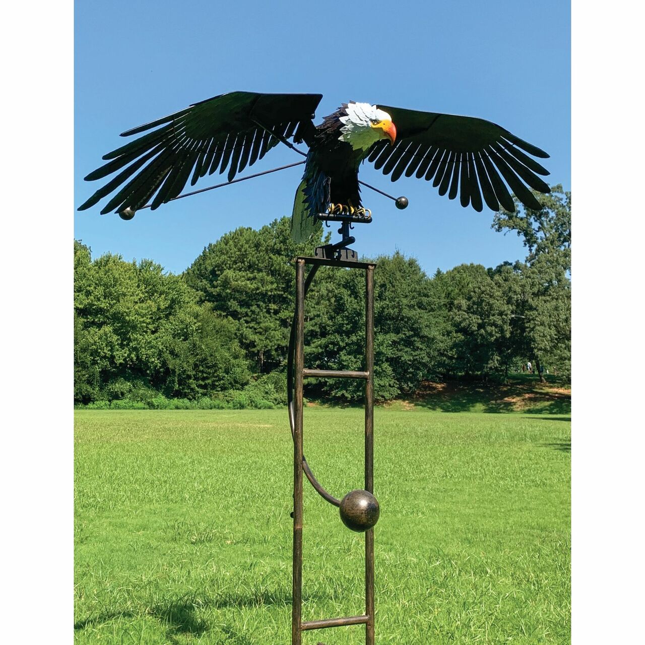 Rocker Garden Stake Jumbo Eagle in Flight 72